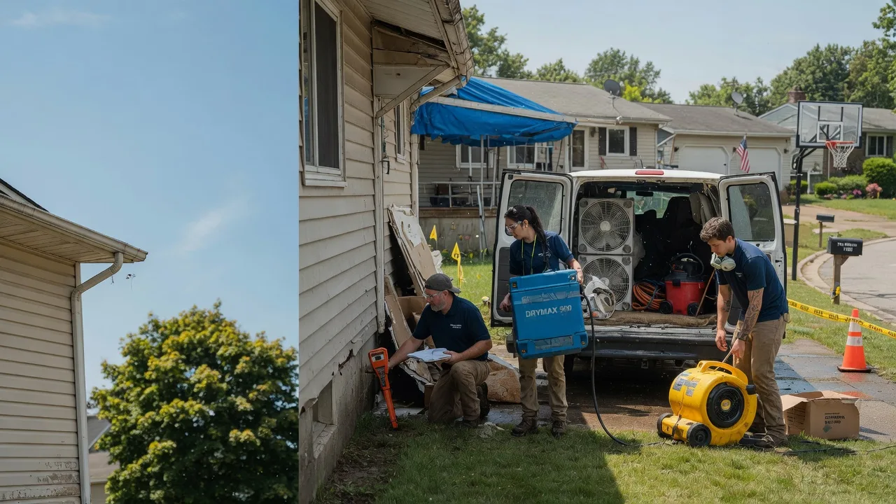 Ceiling Leak Cleanup in Marshalls Creek, PA near me